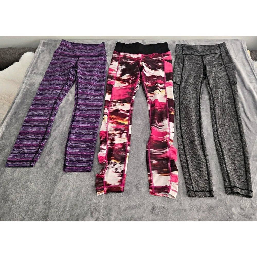 Lululemon Lot Bundle Leggings Size 4 Speed Up, Speed Tight IV (SE) Wunder  Under